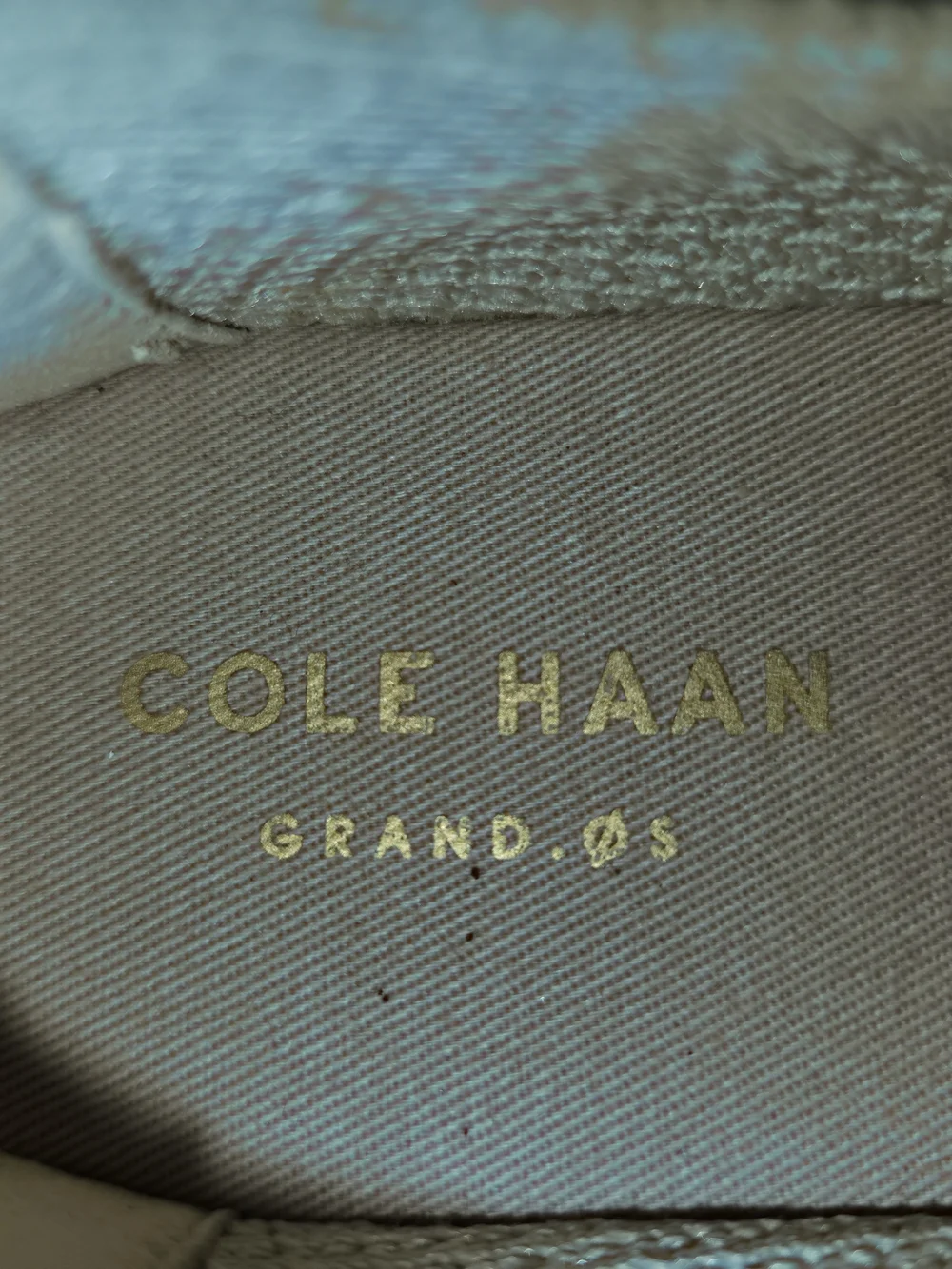Cole Haan Light Gray Knit Slip-On Espadrilles